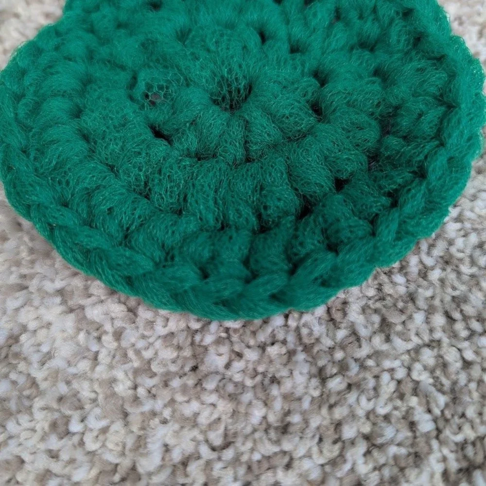 Green Nylon Pot Scrubber Scourer cleaning kitchen‎ bathroom garage